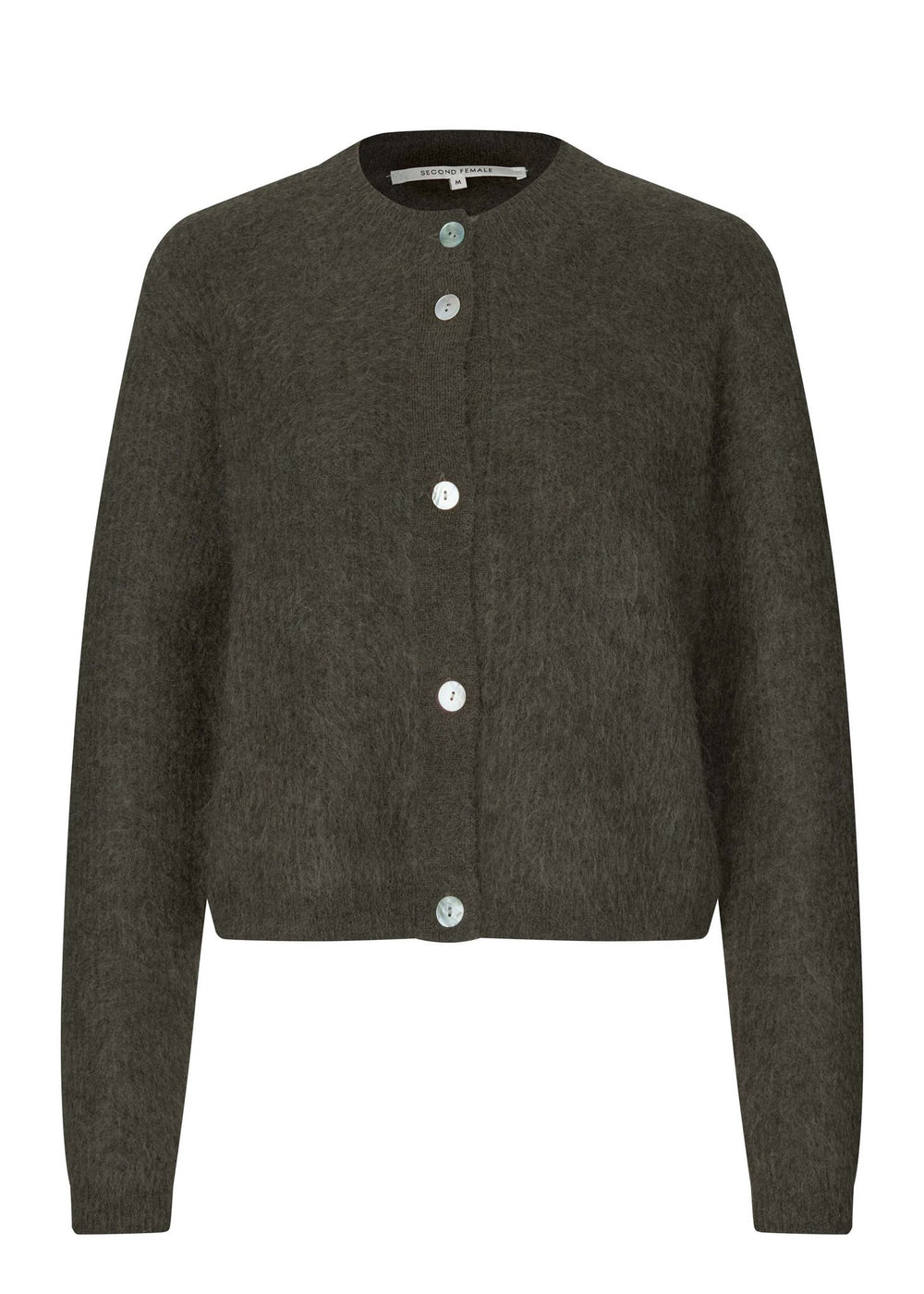 ANDREA KNIT RIB LS CARDIGAN