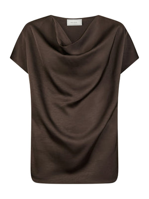 ANNABETH HEAVY SATEEN TEE