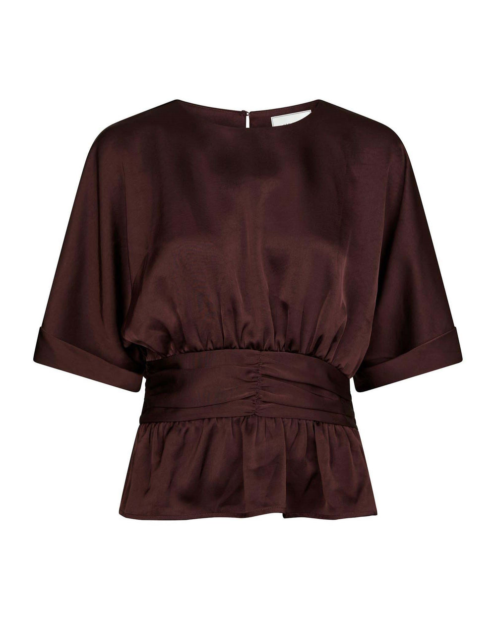 ANNEGRET HEAVY SATEEN BLOUSE