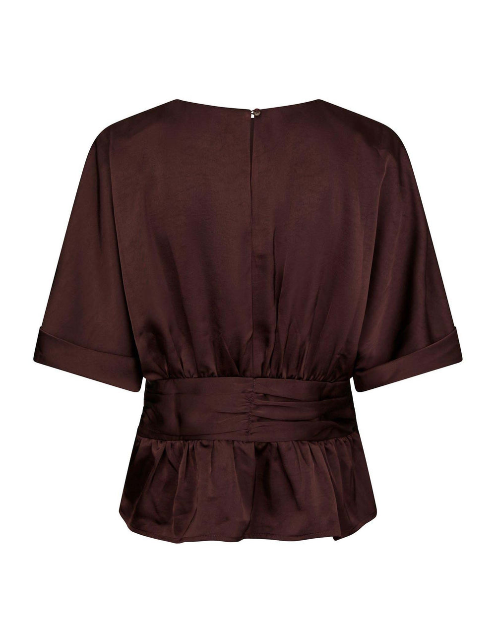 ANNEGRET HEAVY SATEEN BLOUSE