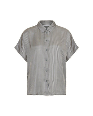 BARLEY SILKY STRIPE BLOUSE