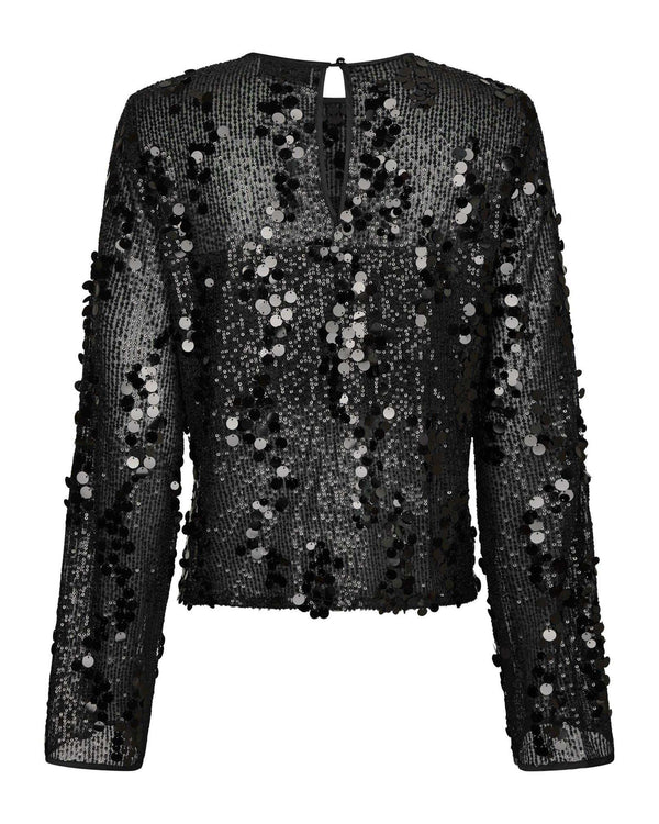 BLAKE SEQUINS BLOUSE