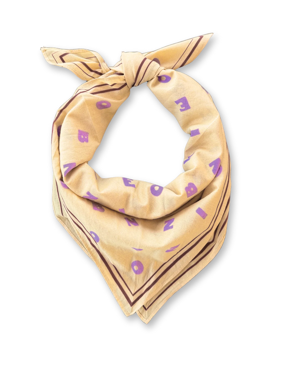 BONNIE LETTER SCARF