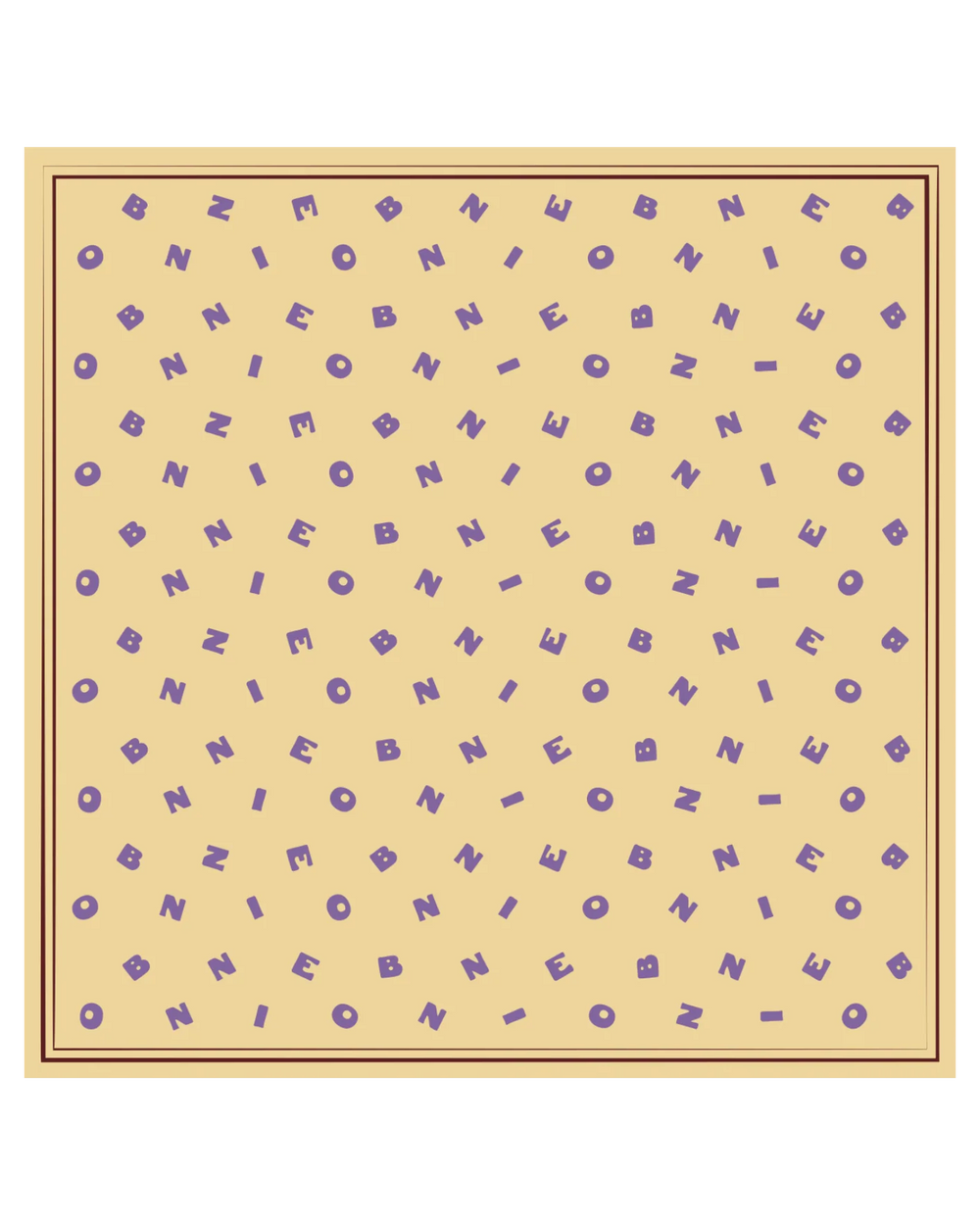 BONNIE LETTER SCARF