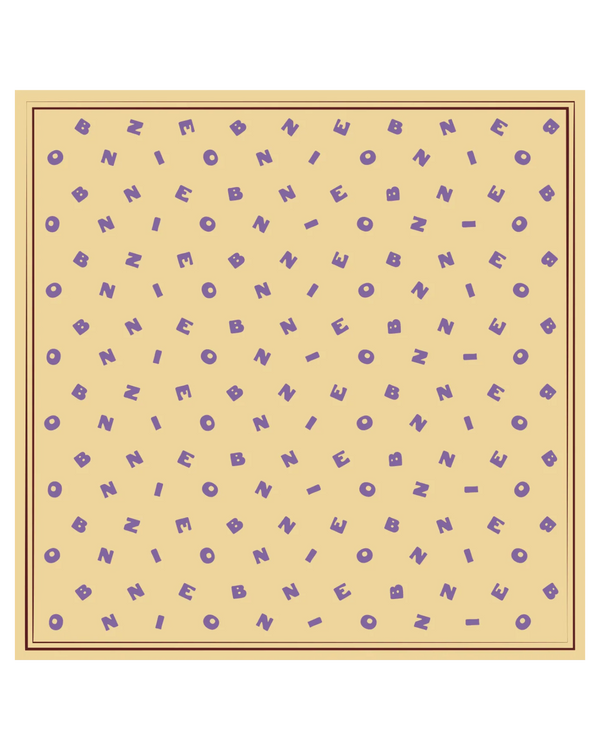 BONNIE LETTER SCARF
