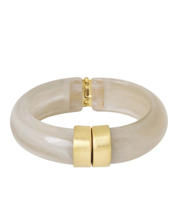 BUMPER BANGLE OFF-WHITE MEL
