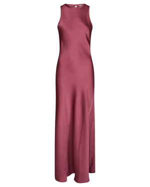 CELINIE HEAVY SATEEN DRESS