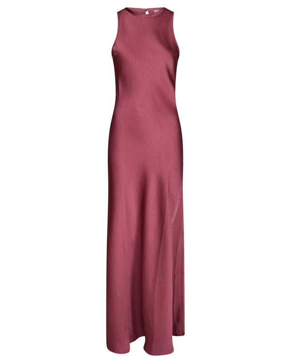 CELINIE HEAVY SATEEN DRESS