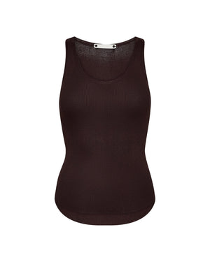 CLAIRECC RIB TANK TOP