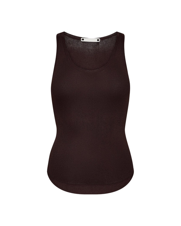 CLAIRECC RIB TANK TOP