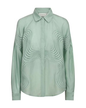 CMMOLLY-SHIRT SILT GREEN