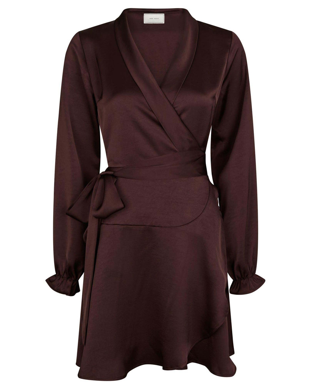 COLBIE HEAVY SATEEN DRESS