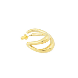 CUTTED EARRINGS GOLD