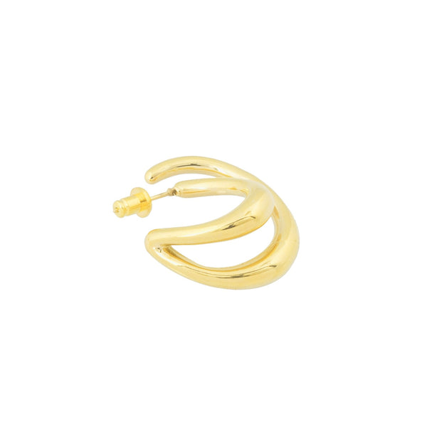 CUTTED EARRINGS GOLD