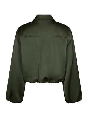 DENIELLE HEAVY SATEEN JACKET