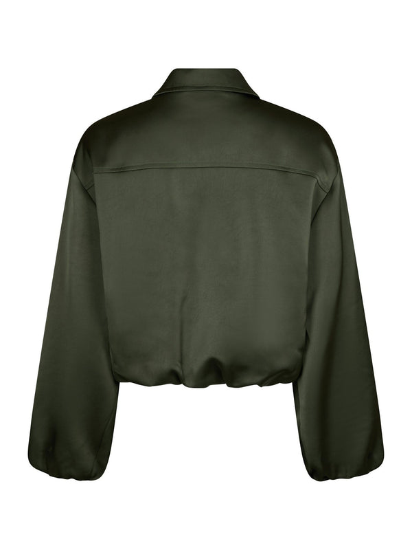 DENIELLE HEAVY SATEEN JACKET