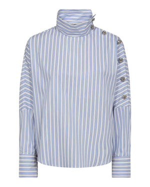 DEVINCC ASYMCC BUTTON BLOUSE