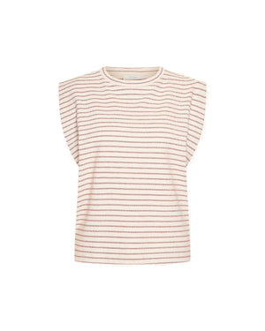 DIEDE HEAVY JERSEY STRIPE TOP