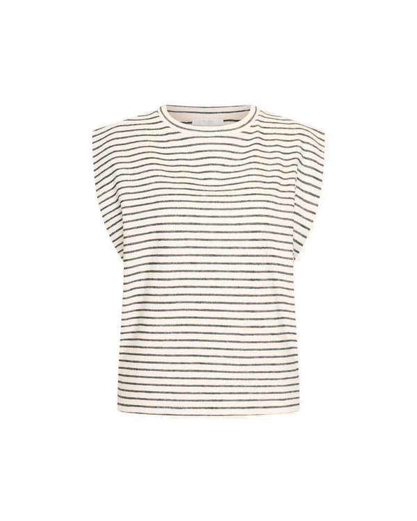 DIEDE HEAVY JERSEY STRIPE TOP