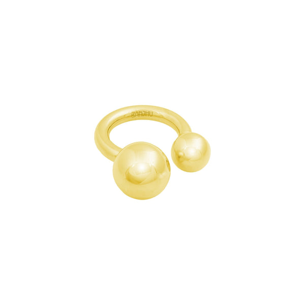 DOT DUO RING GOLD PLATED