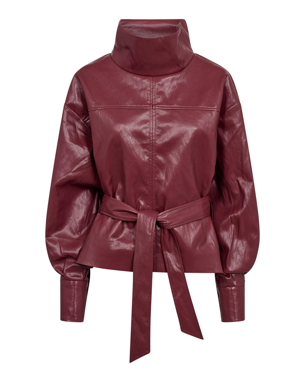 GLITTCC FUNNEL NECK BLOUSE