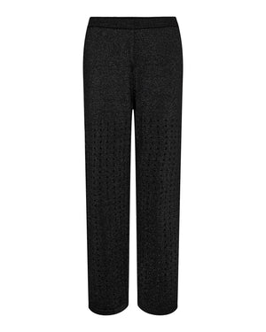 HOLE LUREX KNIT TALL PANT