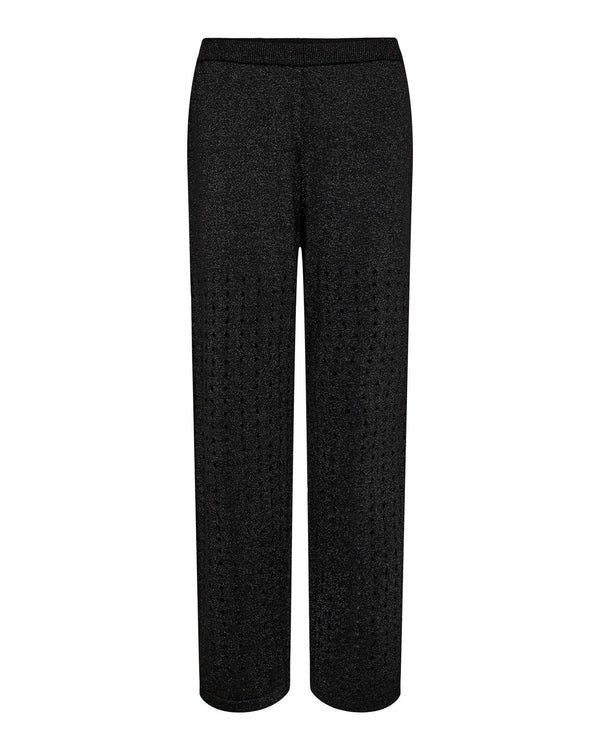 HOLE LUREX KNIT TALL PANT