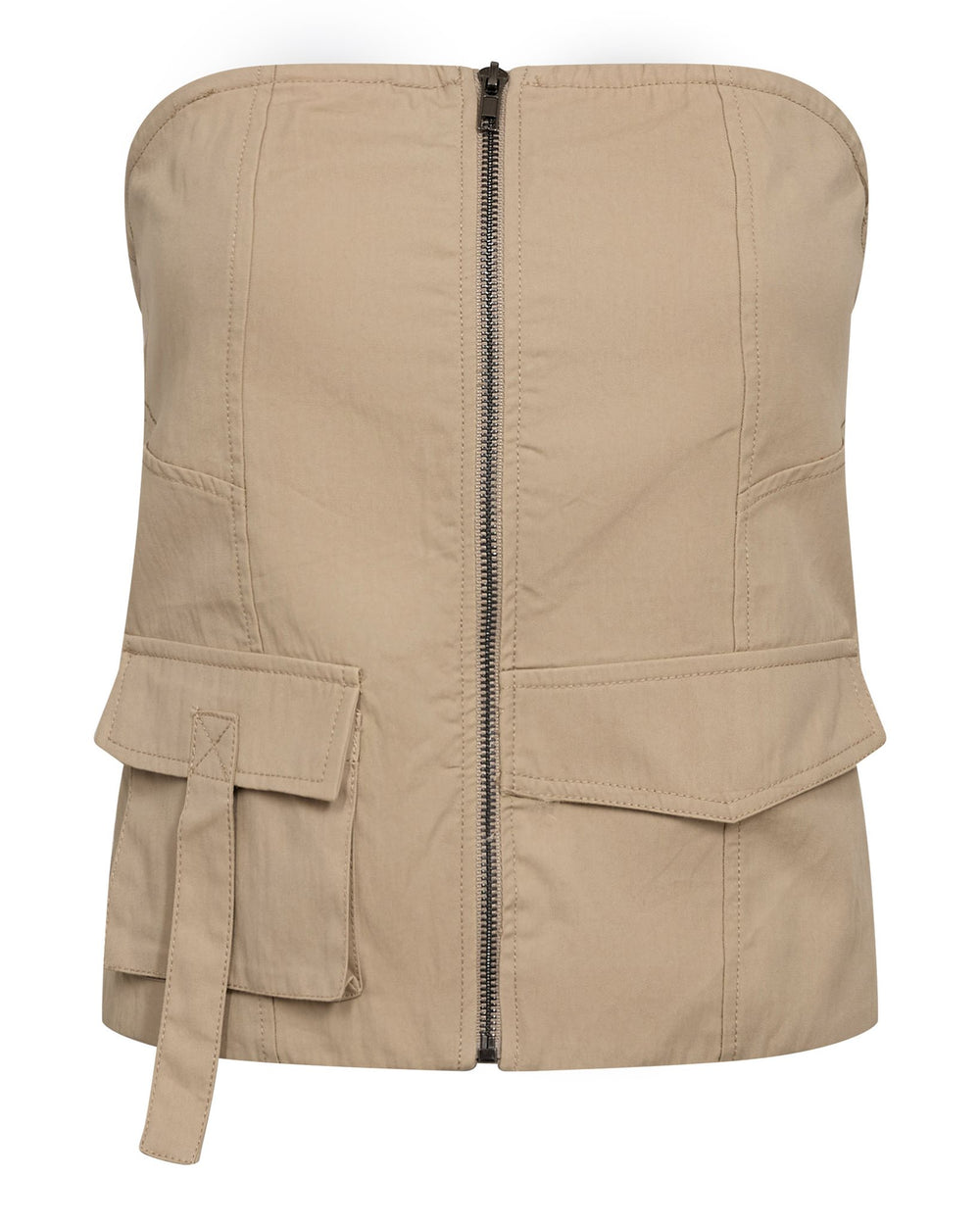 KESHACC ZIP TUBE TOP