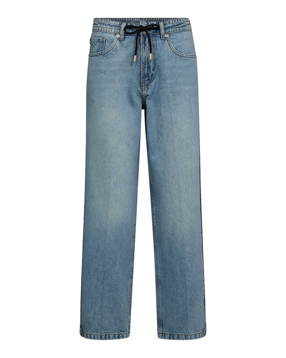 LAMI CROP STRING TIE BLEACHED