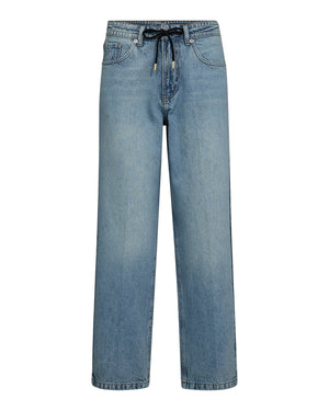 LAMI CROP STRING TIE BLEACHED