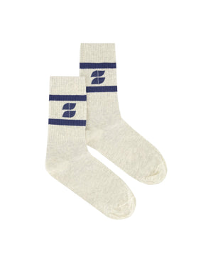 LOGO SPARKLE GREY SOCKS