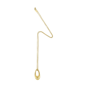 LOOP NECKLACE GOLD PLATED