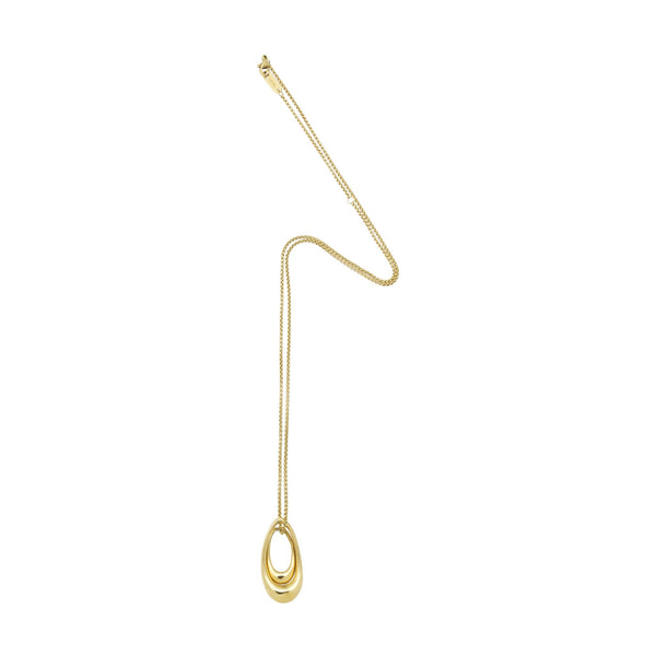 LOOP NECKLACE GOLD PLATED