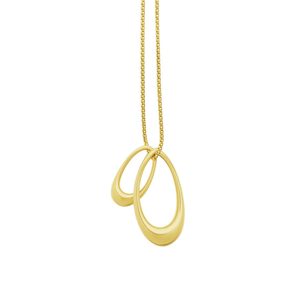 LOOP NECKLACE GOLD PLATED