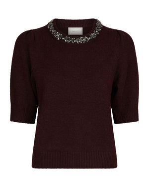 MAIA STONE KNIT BLOUSE
