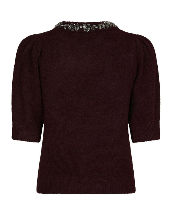 MAIA STONE KNIT BLOUSE
