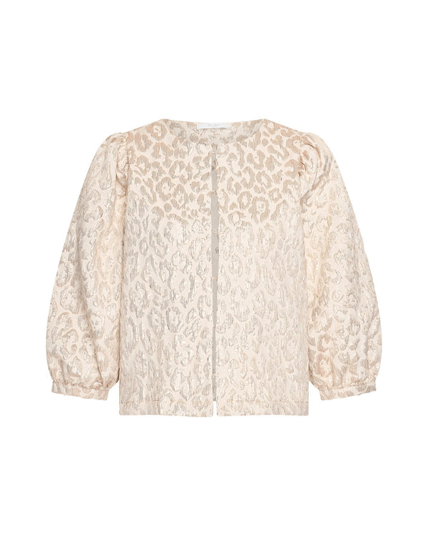 MAURI SPARKLE CHEETAH BLOUSE