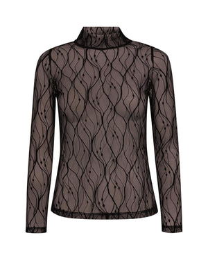 MERCYCC MESH TURTLENECK