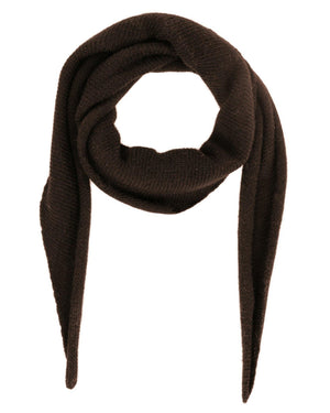 MISTY KNIT SCARF CHOCOLATE