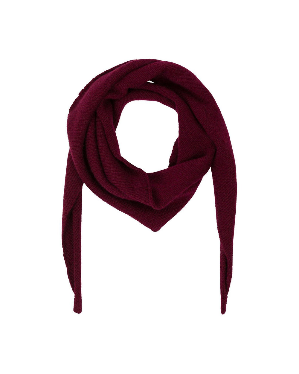 MISTY KNIT SCARF WINE