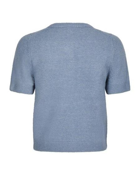 MITTA KNIT CARDIGAN SMOKE BLUE