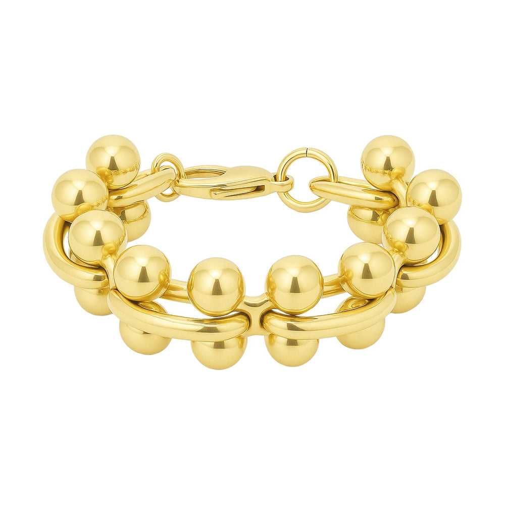 MOLECULE BRACELET GOLD