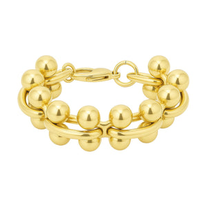 MOLECULE BRACELET GOLD