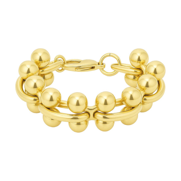 MOLECULE BRACELET GOLD