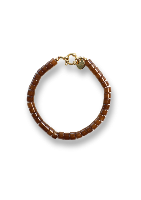 MOOS DOUBLE BROWN BRACELET