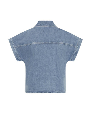 MSCHELIDA ADA SS DENIM SHIRT