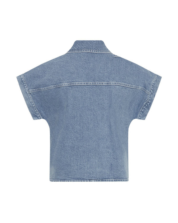 MSCHELIDA ADA SS DENIM SHIRT