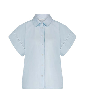 PIXIE CHAMBRAY BLOUSE