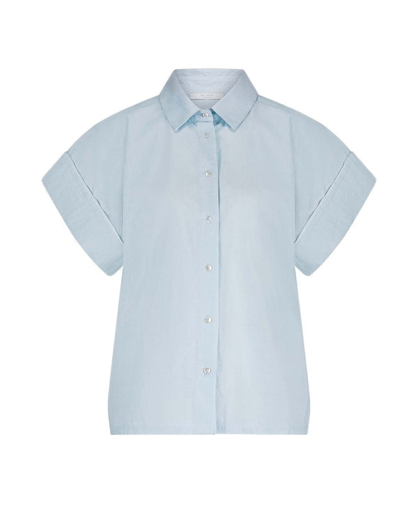 PIXIE CHAMBRAY BLOUSE