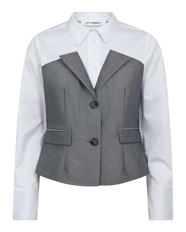 POLLYCC CORSAGE MIX SHIRT